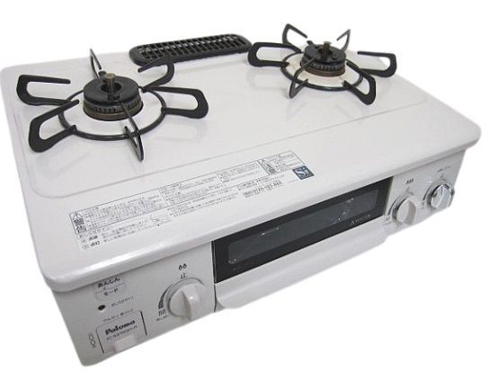 動作品 Paloma パロマ ガステーブル ガスコンロ グリル付き 2019年製 