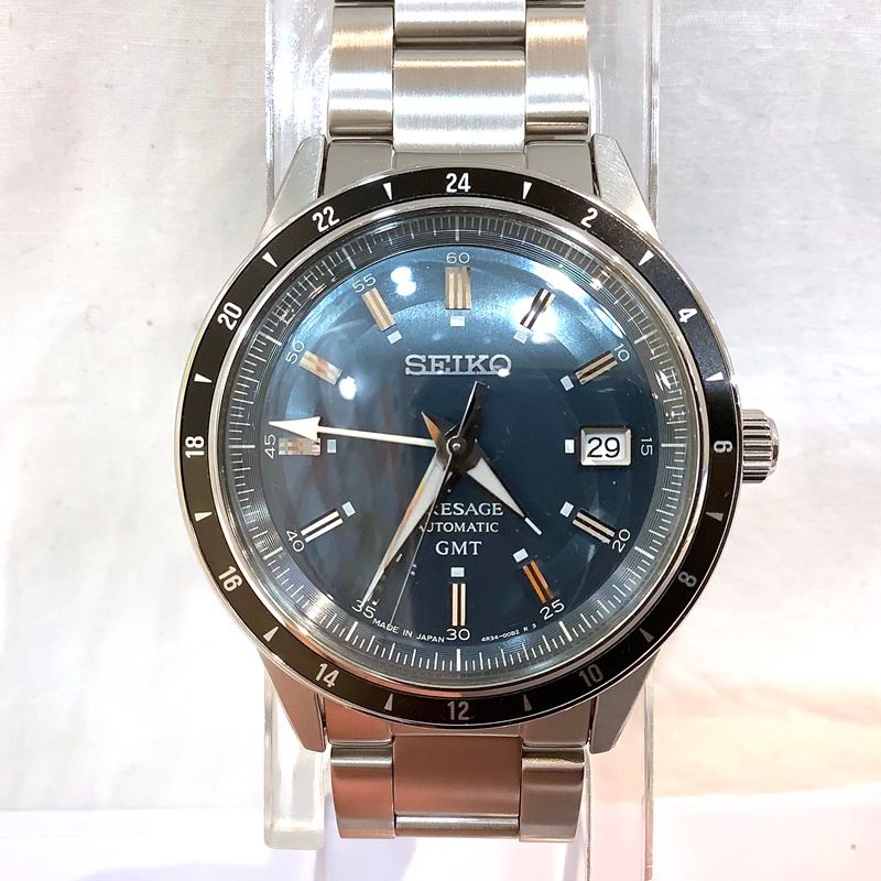 SEIKO（セイコー）PRESAGE プレサージュ Style60's GMT SARY229 ブルー