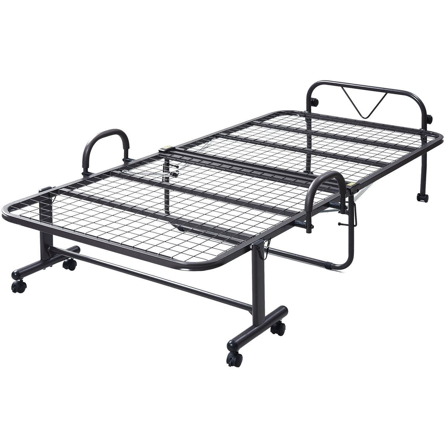 在庫処分 ハイタイプ メッシュ 折りたたみ シングル ダークブラウン