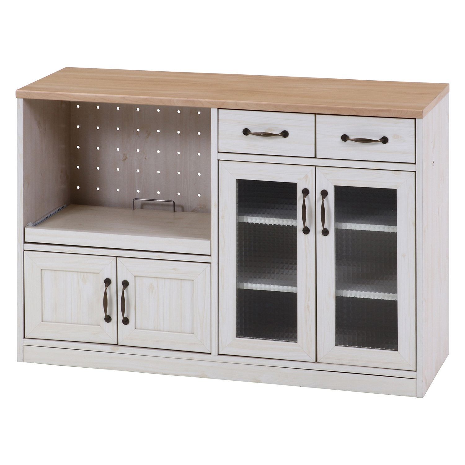 unico ウニコ カップボード HUTTE 幅80cm キッチン収納 F039 unico