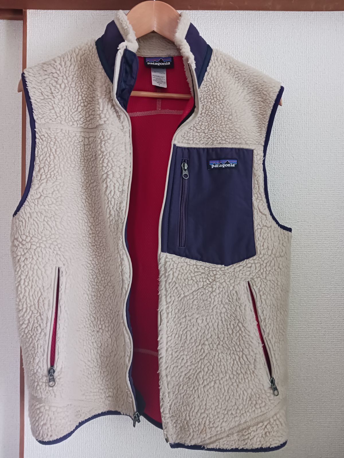patagonia グレー/ブルー ジップアップベスト patagonia パタゴニア ベスト メンズ ・ベター・セーター