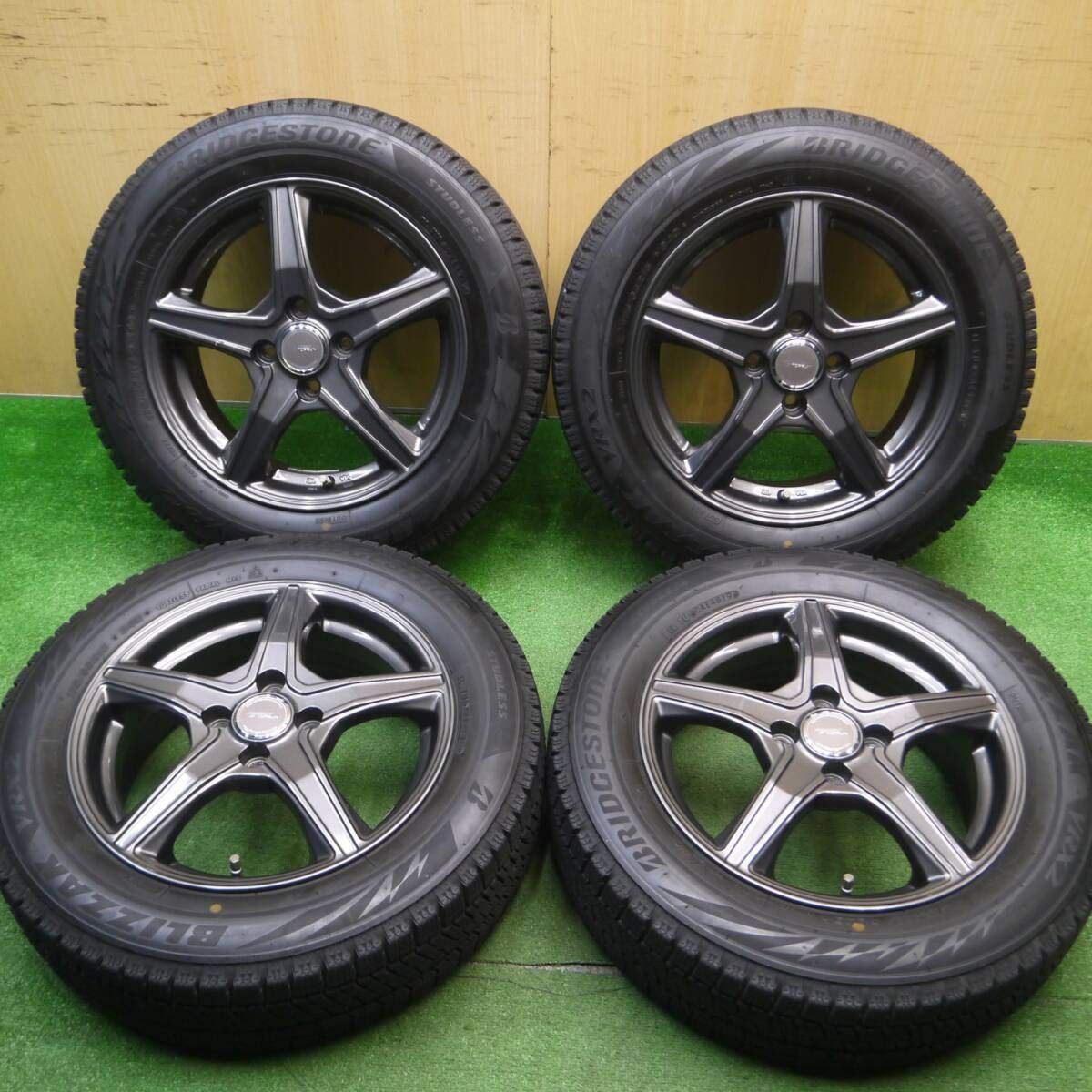 バリ溝！8.5分☆スタッドレス 175/65R15 ブリヂストン ブリザック VRX2 