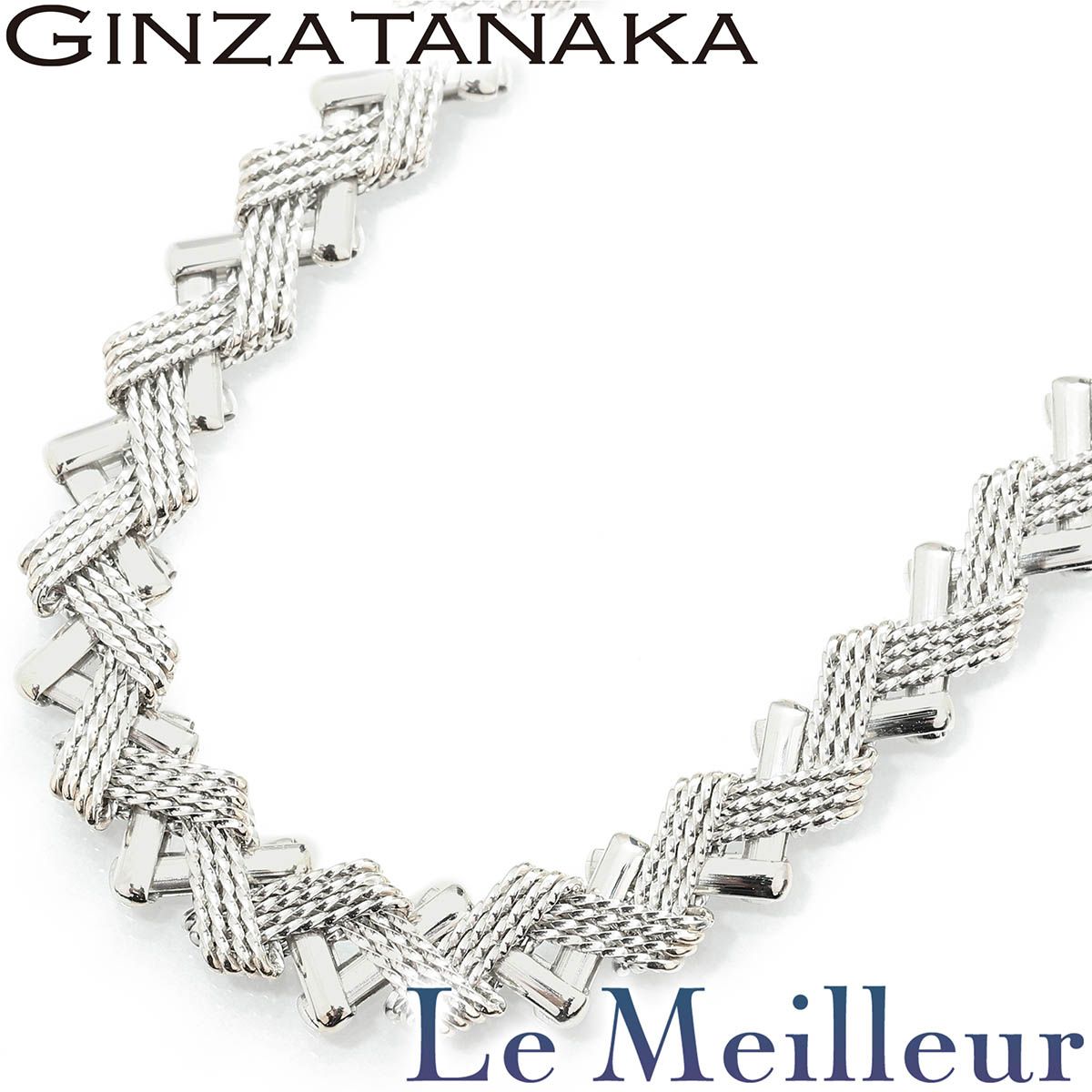 ギンザタナカ GINZA TANAKA ネックレス プラチナ Pt1000 中古 