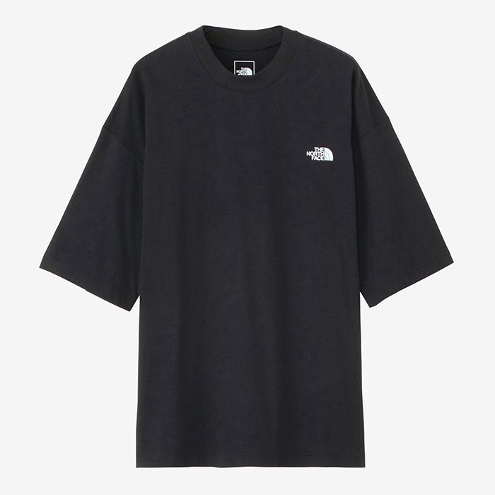 【新品】ノースフェイス Tシャツ M 黒 ブラック メンズ レディース THE NORTHFACE バックプリント 大きいサイズ 厚手 ブランド NT32434 新品】ノースフェイス Tシャツ M 黒 ブラック メンズ レディース