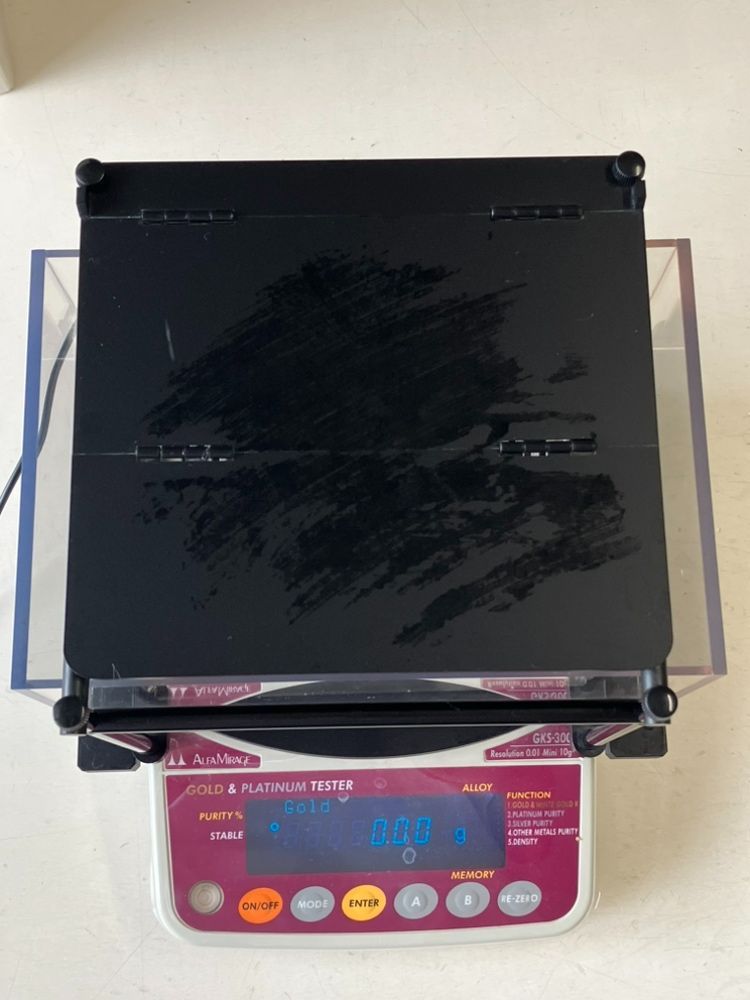 【中古美品】比重計 アルファーミラージュGKS-3000 高性能 貴金属テスター GKS-3000 比重計 ALFA MIRAGE アルファ