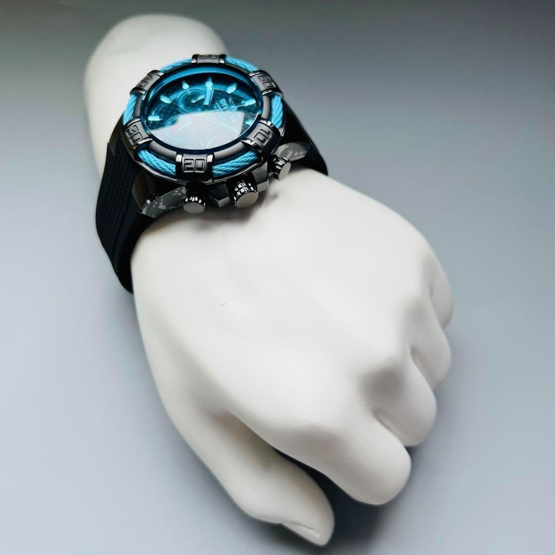 腕時計 INVICTA インビクタ ブルー 新品 ケース付属 ボルト メンズ