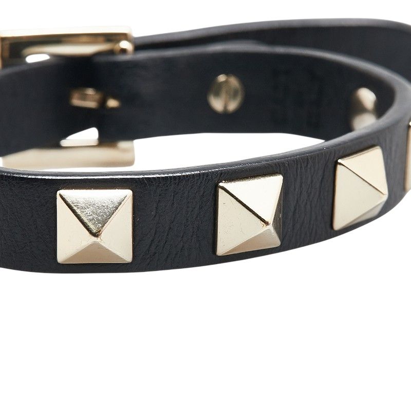 ヴァレンティノ　ロックスタッズ　ペット用　首輪　ブラック　M VALENTINO GARAVANI／ヴァレンティノ ガラヴァーニ＞ROCKSTUD