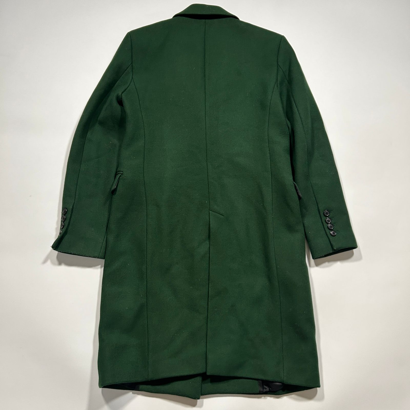 ZARA MANTECO グリーン ロングコート - メルカリ