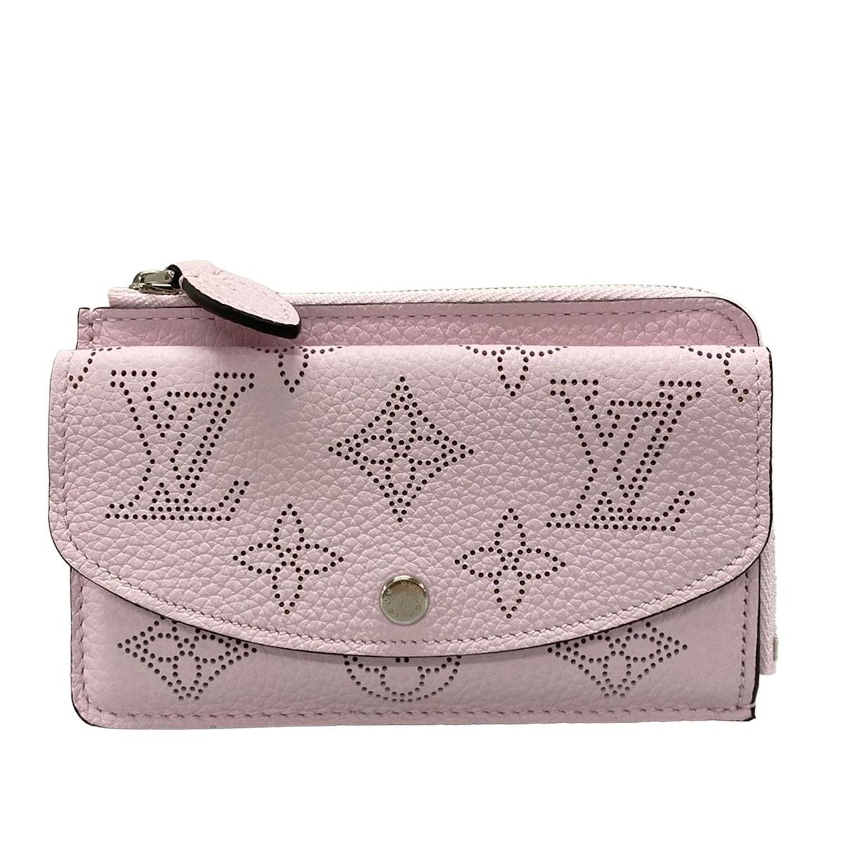 LOUIS VUITTON ルイヴィトン コインケース マヒナ ポルトカルトレクトヴェルソ M81438 ギモーヴ SEE LV レザー 牛革