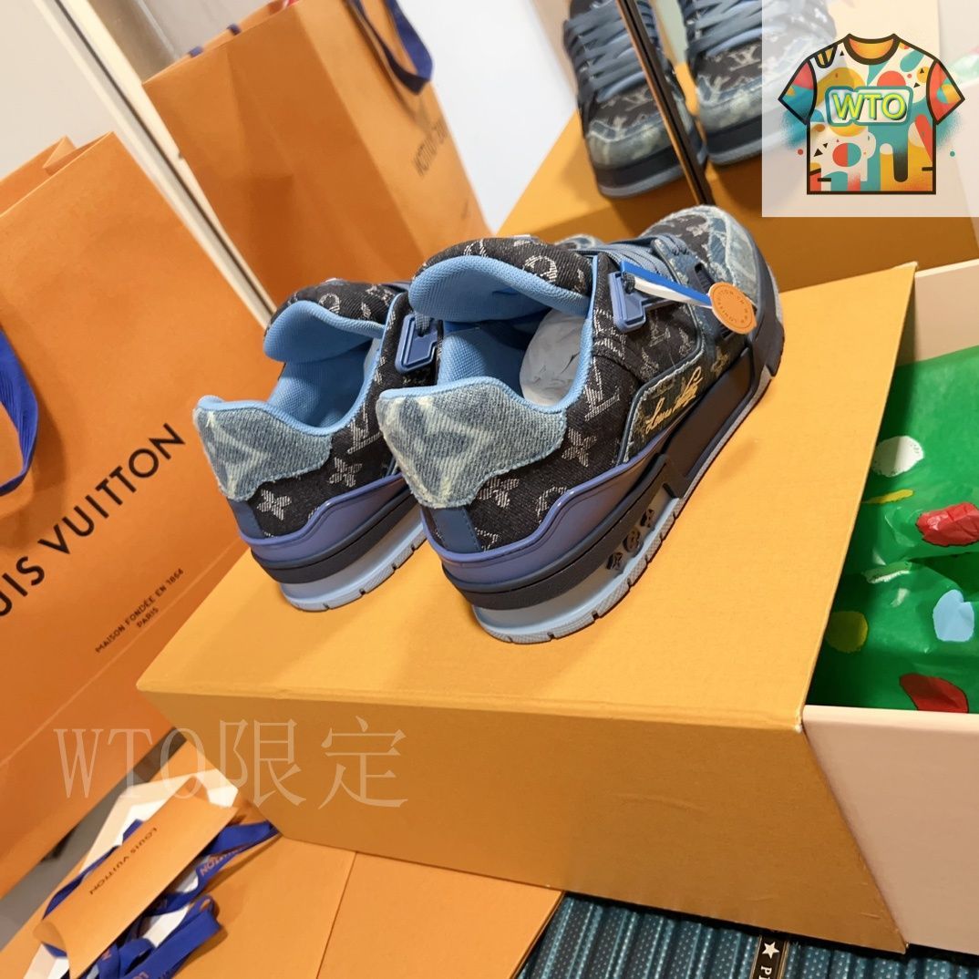 【カジュアル×上品♡】Louis Vuitton スニーカー Louis Vuitton LV Trainer スニーカー カジュアルシューズ29