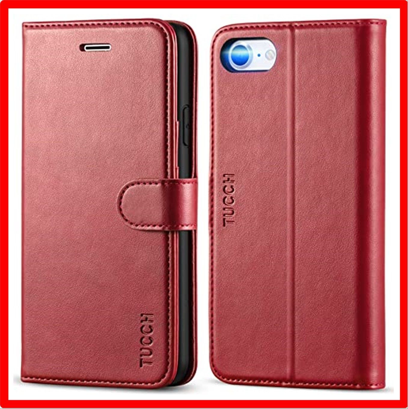 【匿名配送】ダークレッド TUCCH iPhone SE ケース 第3世代 iphone se3 ケース iPhone SE2 ケース iphone8 ケース 