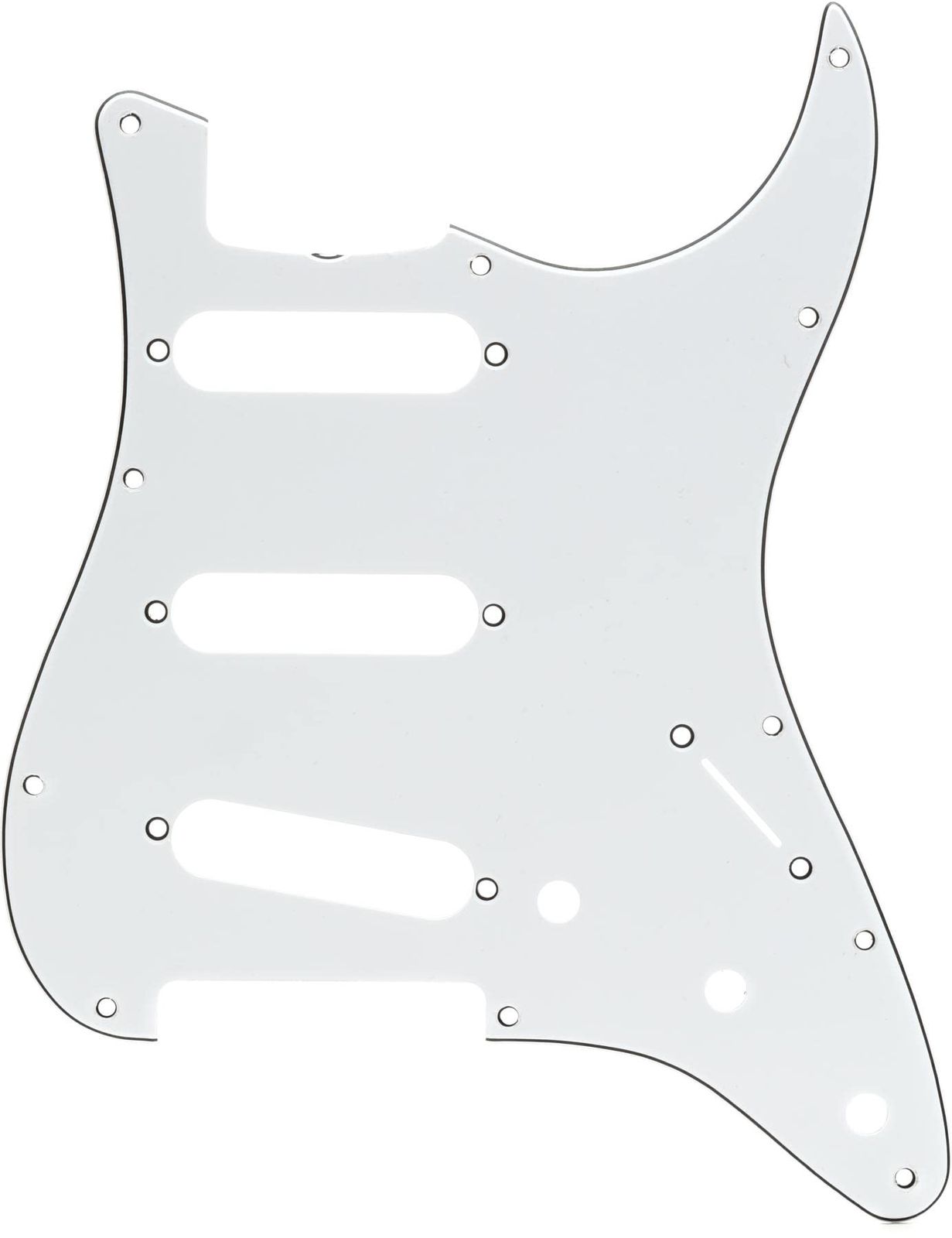 Fender フェンダー ピックガード 11-HOLE 60S VINTAGE-STYLE STRATOCASTER S/S/S PICKGUARDS WHITE [ホワイト]