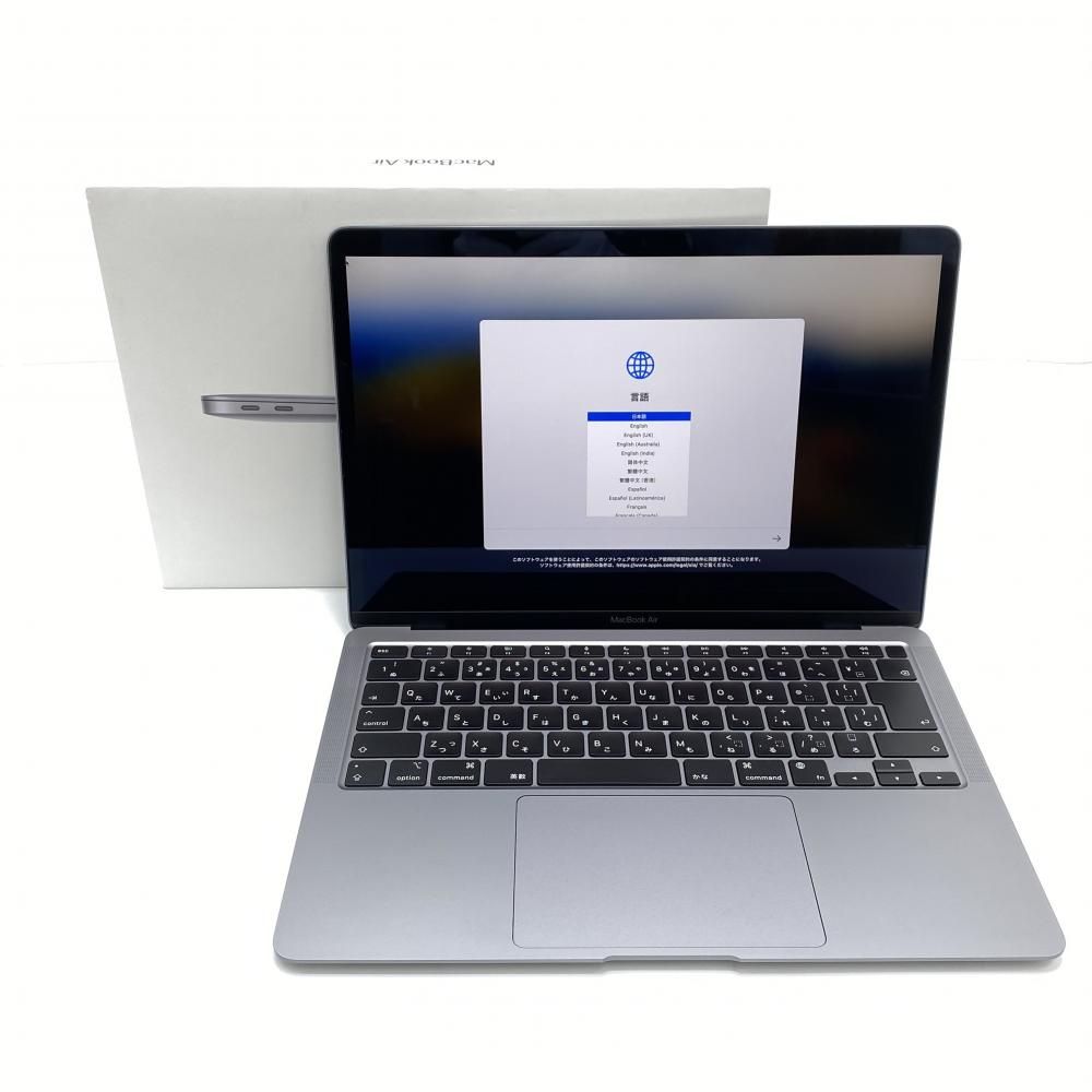 開封 Apple MacBook Air M1 2020 13.3インチ 8GB 512GB A2337 MGN73J|A 95