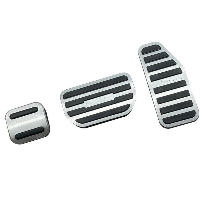 スズキハスラー Hustler 専用ペダルカバー パーキングフットブレーキペダルカバー 安全運転 取付説明書付き MEKOMEKO ぴたっり装着 内装パーツ アルミ合金アルミ合金とゴム製 3PCS【シルバー】HUSTLER-JTY3