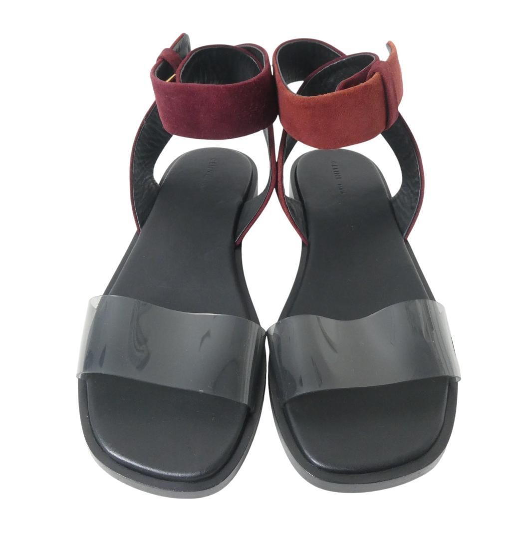 9/16限定価格！】CELINE クロスストラップ厚底サンダル ブラック