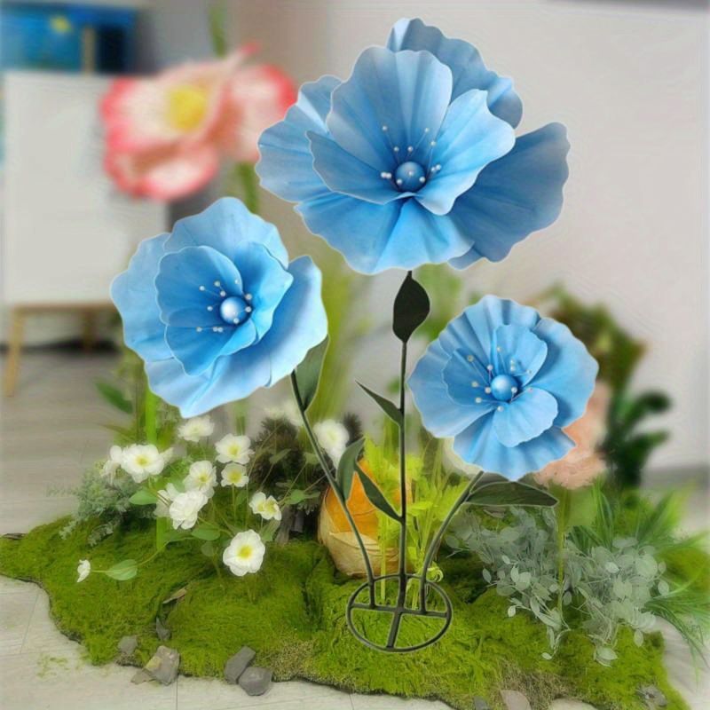 ポピーの花 青い