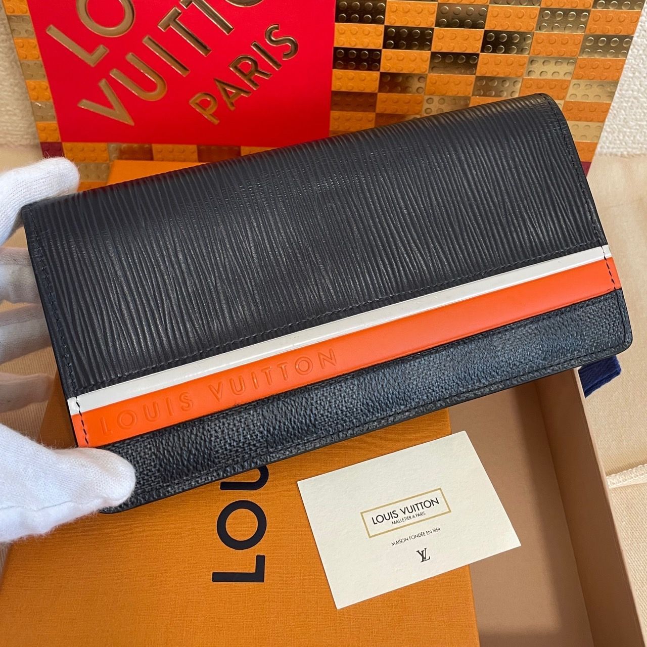 極上美品】ルイヴィトン エピ ダミエ グラフィット ブラザ 長財布 