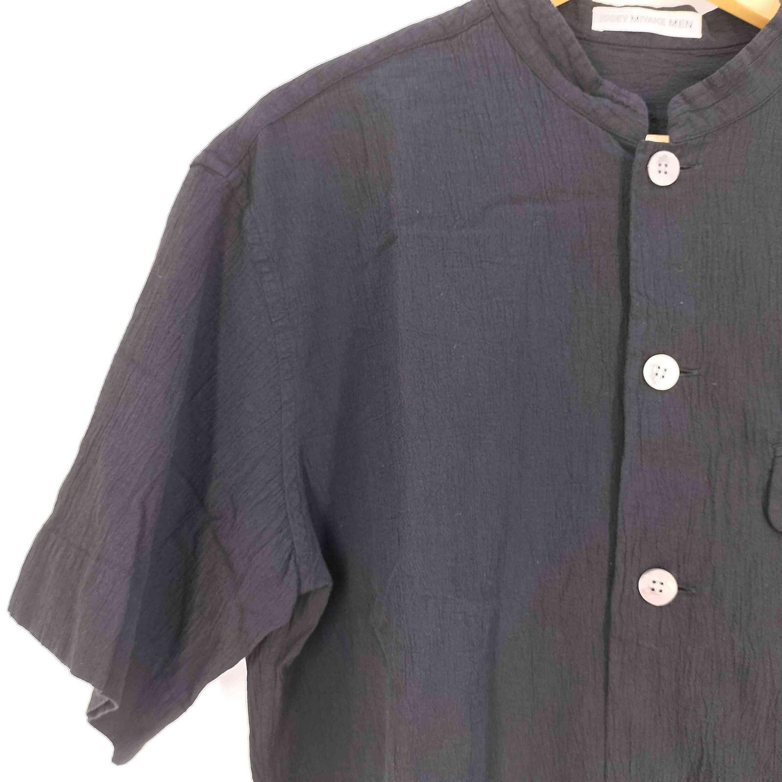 イッセイミヤケメン ISSEY MIYAKE MEN 99SS 銀タグ シワ加工 製品染め 