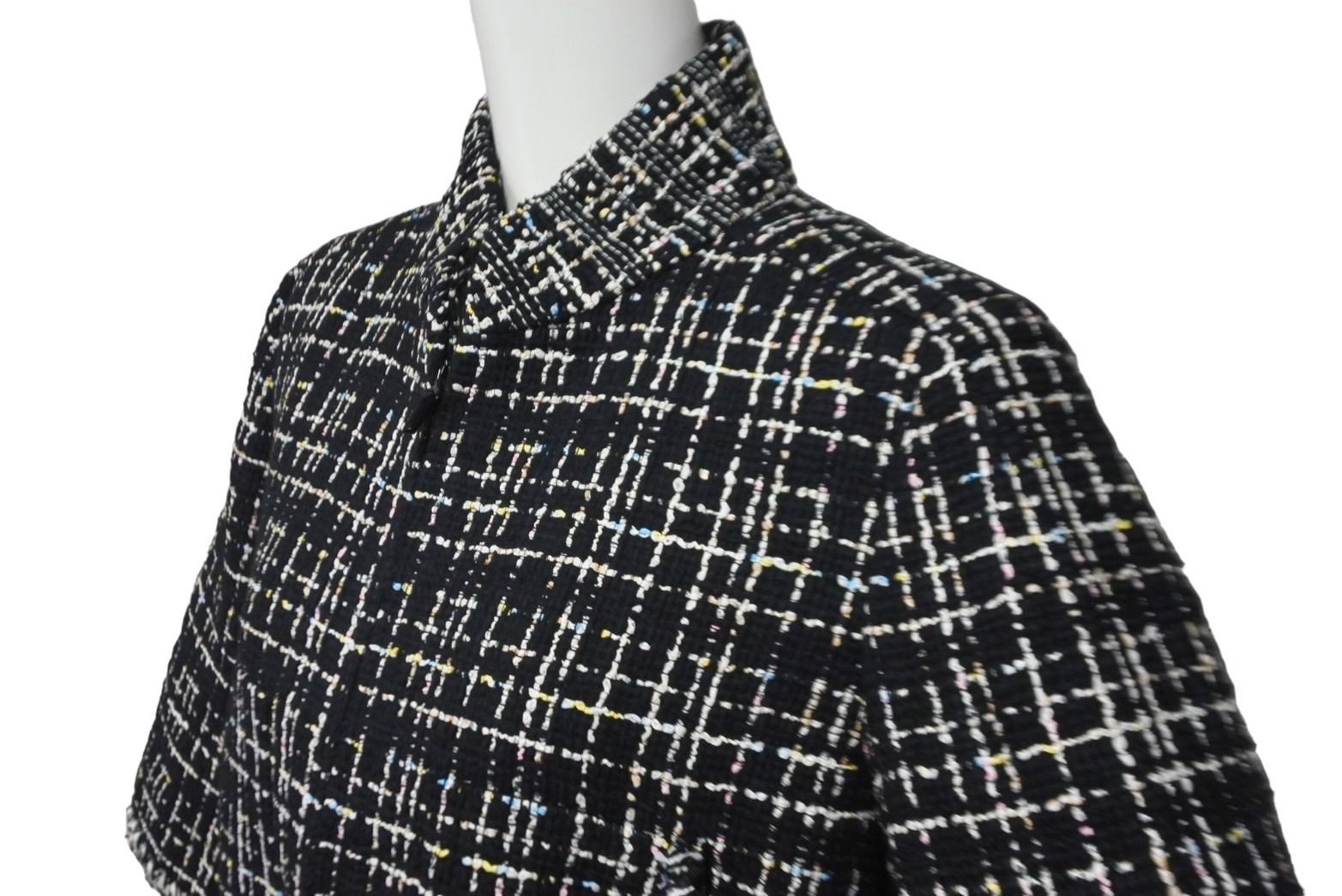 シャネル　ツイードジャケット 極美品 CHANEL シャネル ツイード ジャケット マルチカラー