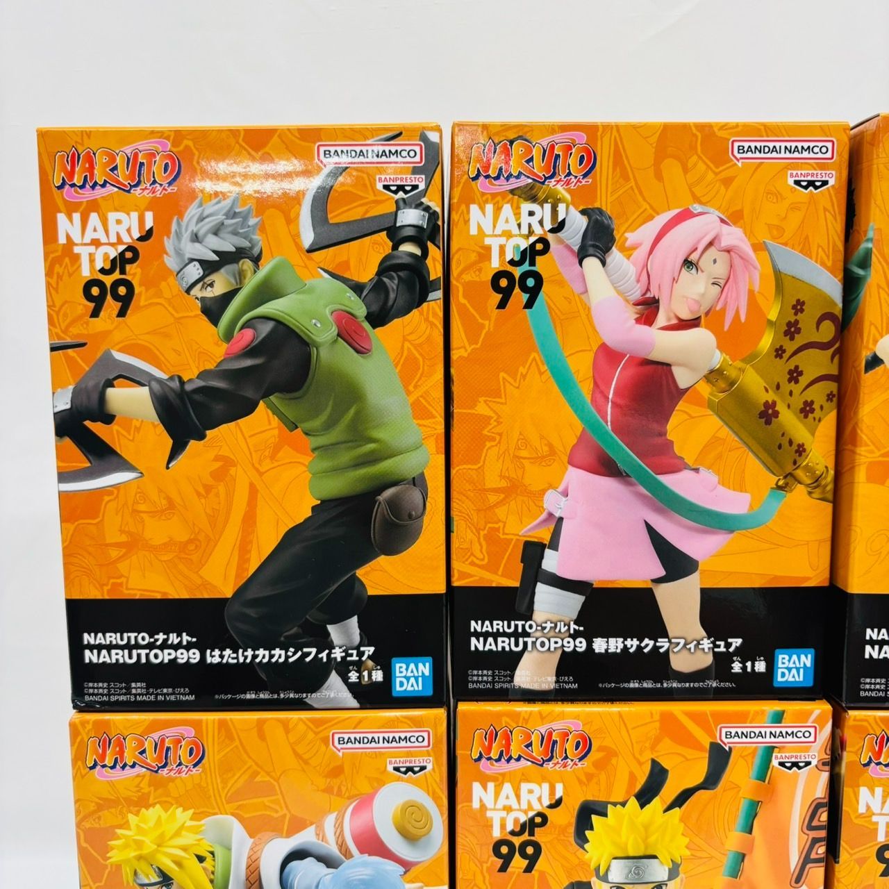 NARUTOP 99 フィギュア6体セット ナルト NARUTOP99 ナルト カカシシスイ サクラ イタチ ミナト 6