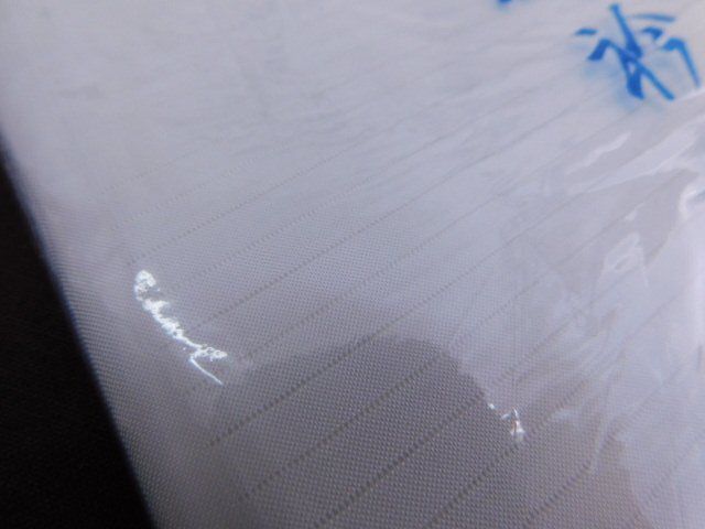 〔楽布〕P28403 化繊 絽 白 夏用 衿裏 ♥品 ｃ