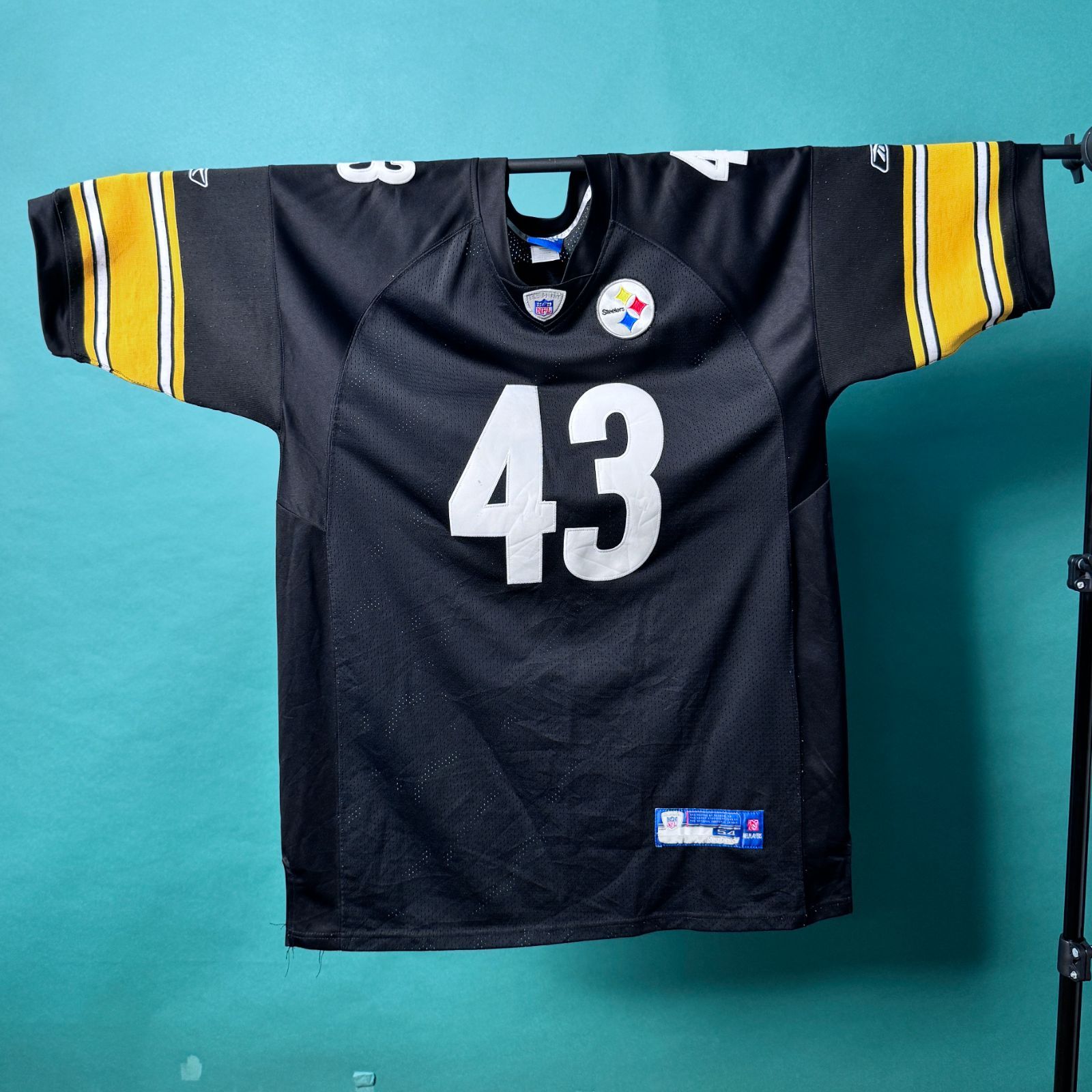 リーボック NFL プリントチームロゴペイトリオッツ ゲームシャツ L