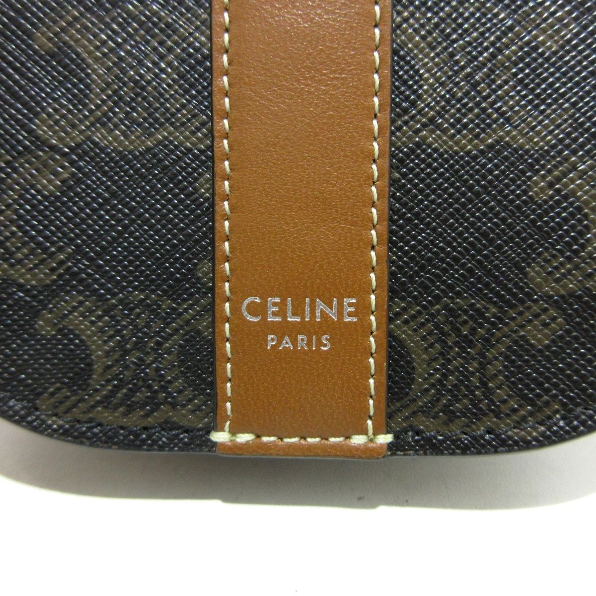 CELINE(セリーヌ) 携帯電話ケース美品 モバイルポーチ 10H742DCH.04LU タン スマートフォンケース/ショルダーストラップ