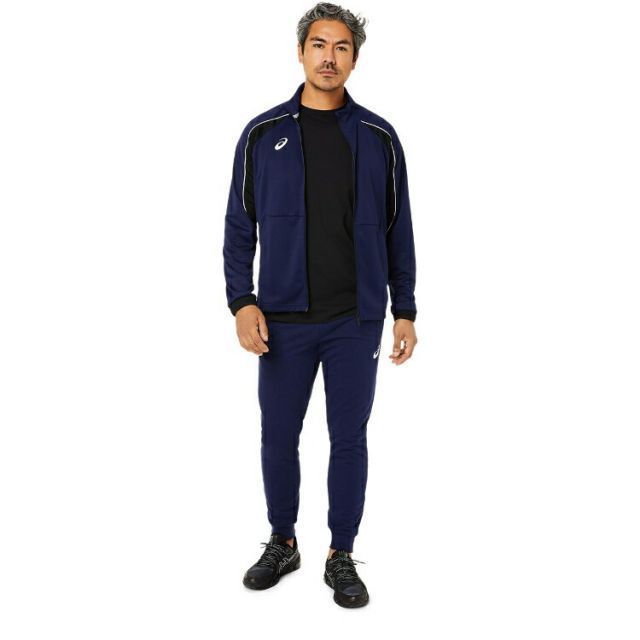 asics アシックス TEAM T/C SWEAT PANT(SLIM ピーコート 4XL 2031E098 400 | スポーツ メンズ 4XL 紺 服 衣類 衣料品ウェア ウエア フィットネスウェア ボトムス ズボン スウェット ロングパンツ 再帰反射付