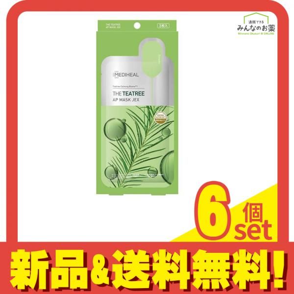 メディヒール(MEDIHEAL) THE ティーツリー APマスク JEX 3枚入 6個セット まとめ売り