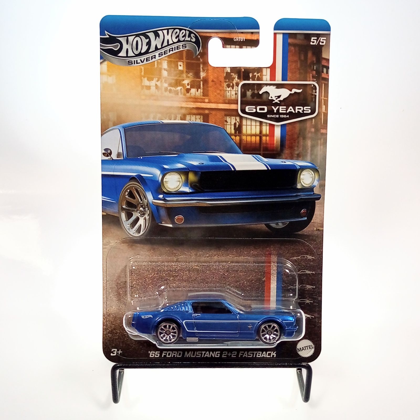 ホットウィール　マスタング 65 ファストバック　チェイス Hot Wheels Chase Metal Base Silver Series '65 FORD MUSTANG 2