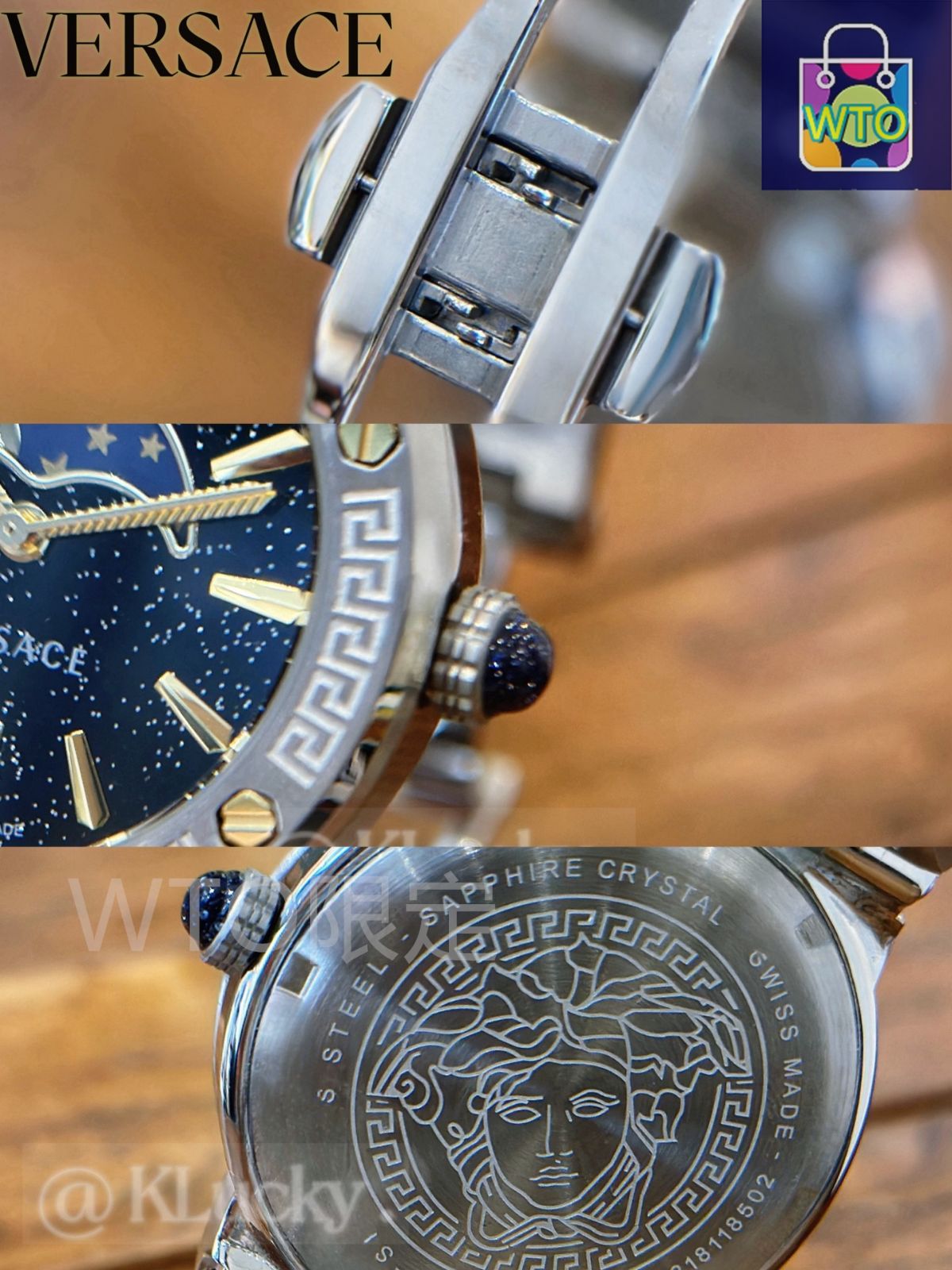 今日特価】Versace ヴェルサーチェ VE7G00223 ムーンフェイズ