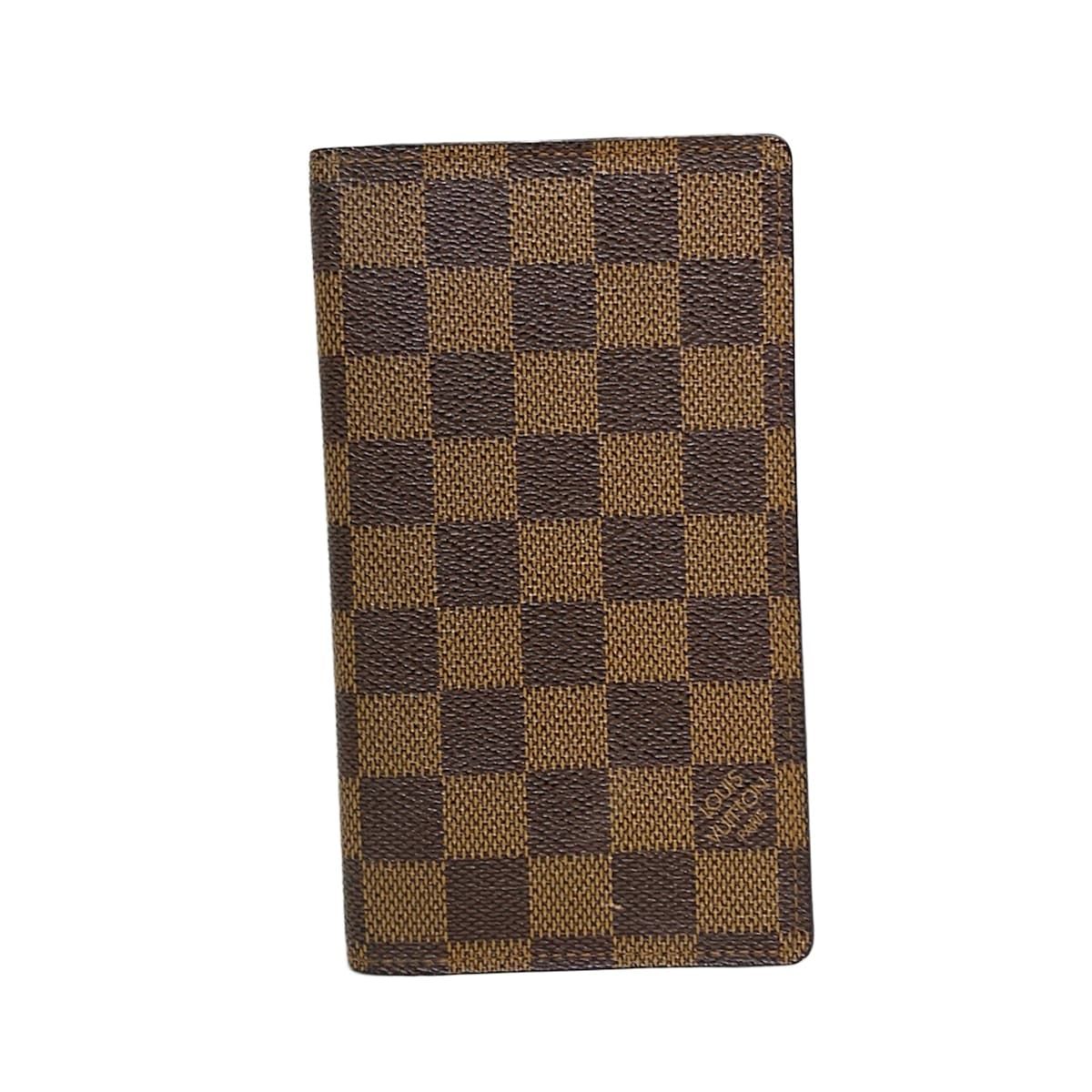 LOUIS VUITTON ルイヴィトン 手帳 ダミエ アジェンダポッシュ R20703 エベヌ
