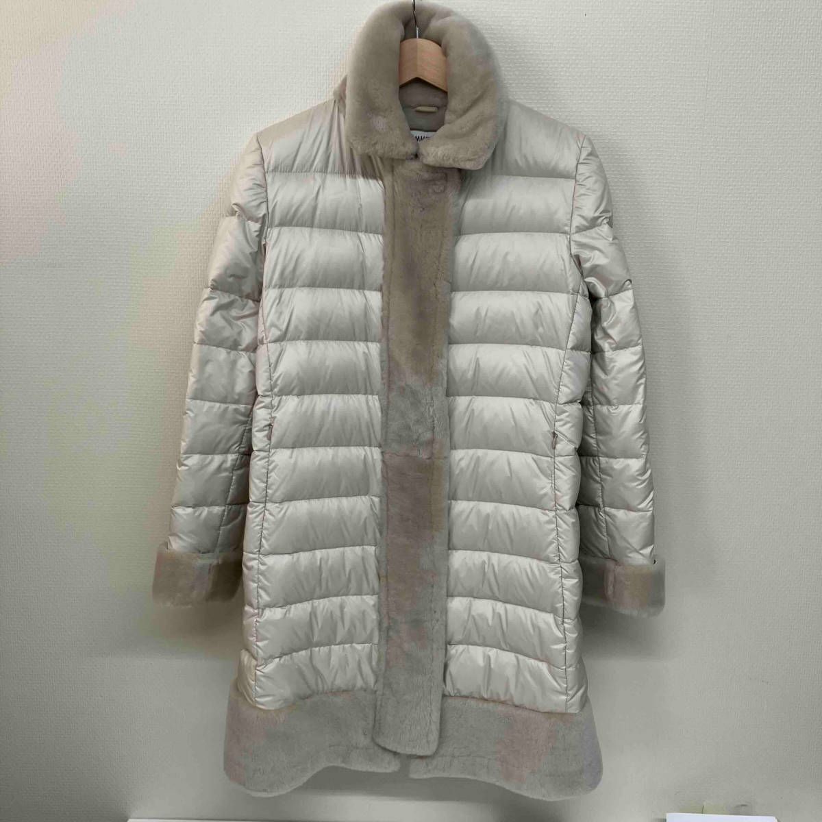 EMMETI MOUTON DOWN COAT エンメティ ムートン ダウン コート ホワイト 
