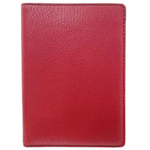 カルティエ パスポートケース レザー 革 レッド系 赤 Cartier パスポートカバー パスポートホルダー トラベルグッズ 旅行グッズ ブランド小物