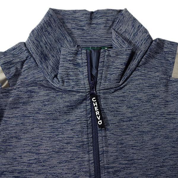 シェルボ CHERVO メンズ 秋冬 ストレッチ 保温 ハーフジップ長袖シャツ サイズ46 031-23911 LLC-HASEGAWATOSO_COM