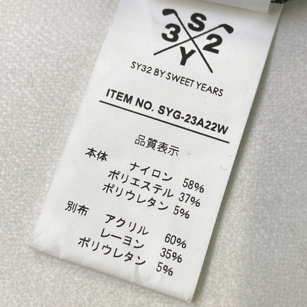 サイズ：S SY32 BY SWEET YEARS GOLF エスワイサーティトゥ 2023