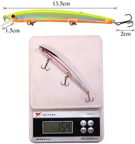 Nuguri ルアーセット ミノー 13.5cm 15g 10色セット シーバスや