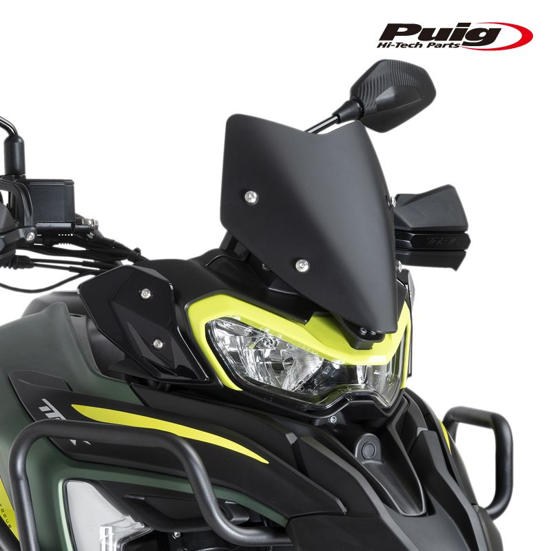 Puig 22584J RACING SPORT SCREEN MATT BLACK BENELLI TRK 702 23-25 TRK 702X 23-25 プーチ スクリーン カウル
