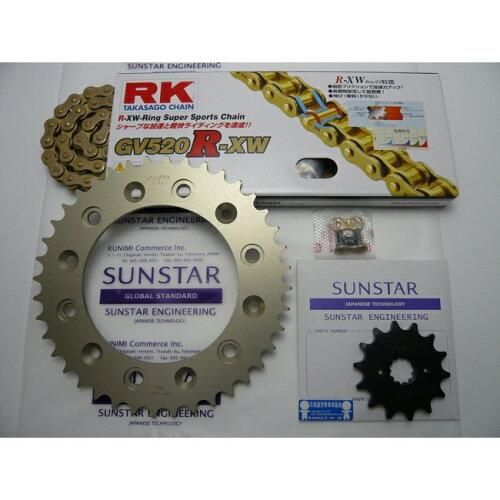 4営業日で発送 SUNSTAR サンスター スプロケット＆チェーンキット 品番 KR31903 CRF250L 12-14 サイズ 520