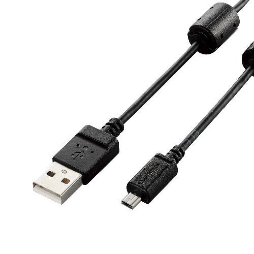 5個セット エレコム デジカメ用USBケーブル 平型mini8pin DGW-F8UF05BKX5