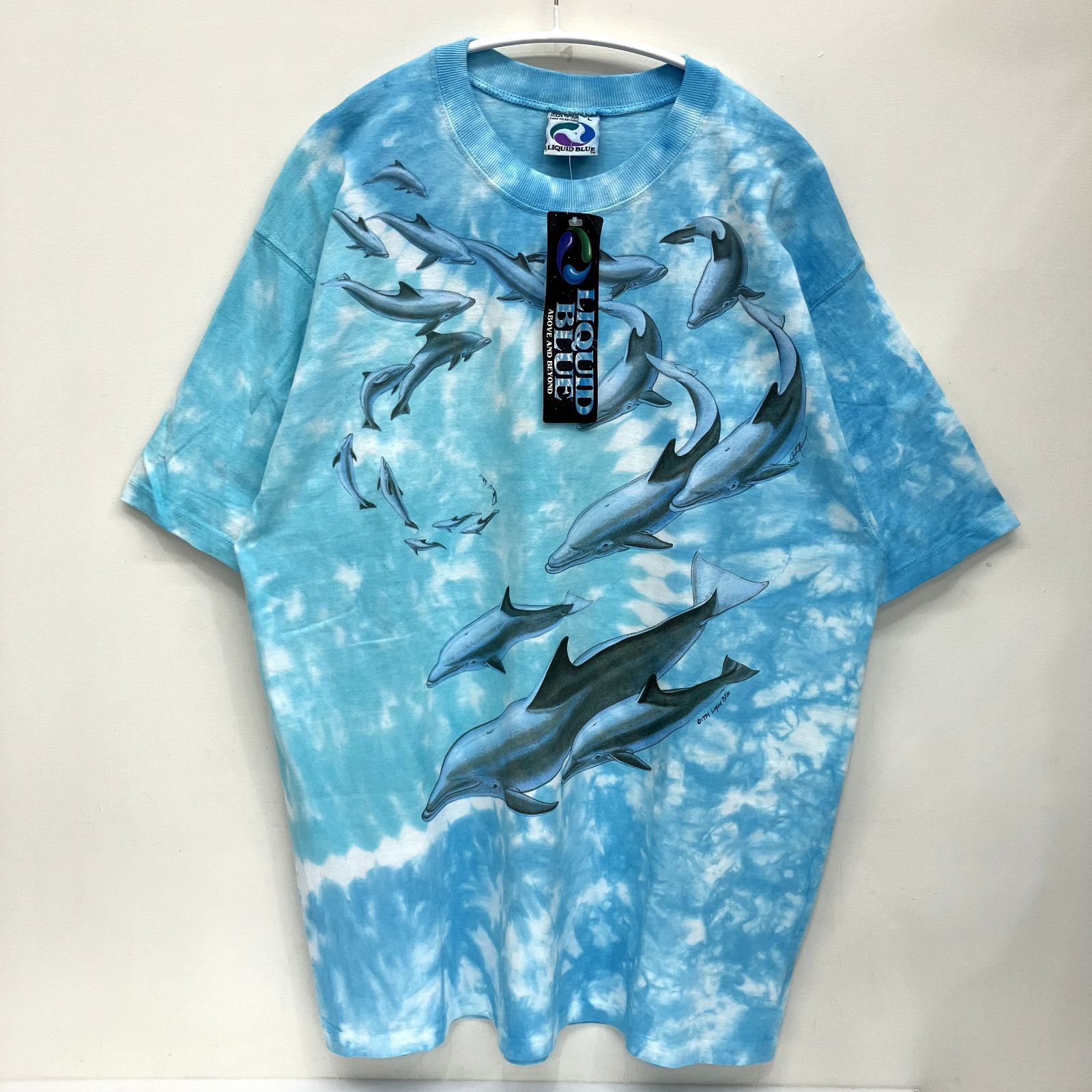 labyrins イルカプリントTシャツ Labyrins Two Dolphin Tshirt White | Shury