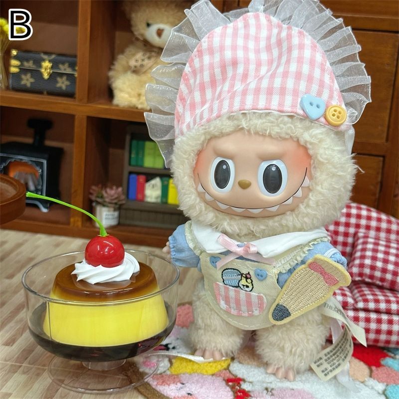 5点セット LABUBU 15/17cm ぬい服　着ぐるみ　可愛いセット ラブブ 楽天市場】【新発売】 labubu ラブブ ぬいぐるみ服 ドレス着せ