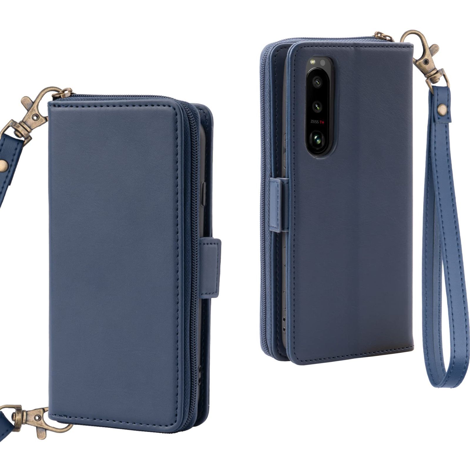 ケース 手帳型 エクスペリア 5 iii 手帳型ケース 多財布デザイン SOG05 iii ケース 手帳型 SO-53B ケース 手帳型 専属ストラップ xperia 5 iii スマホケース 財布型 5 サイドマグネット スタンド機能付