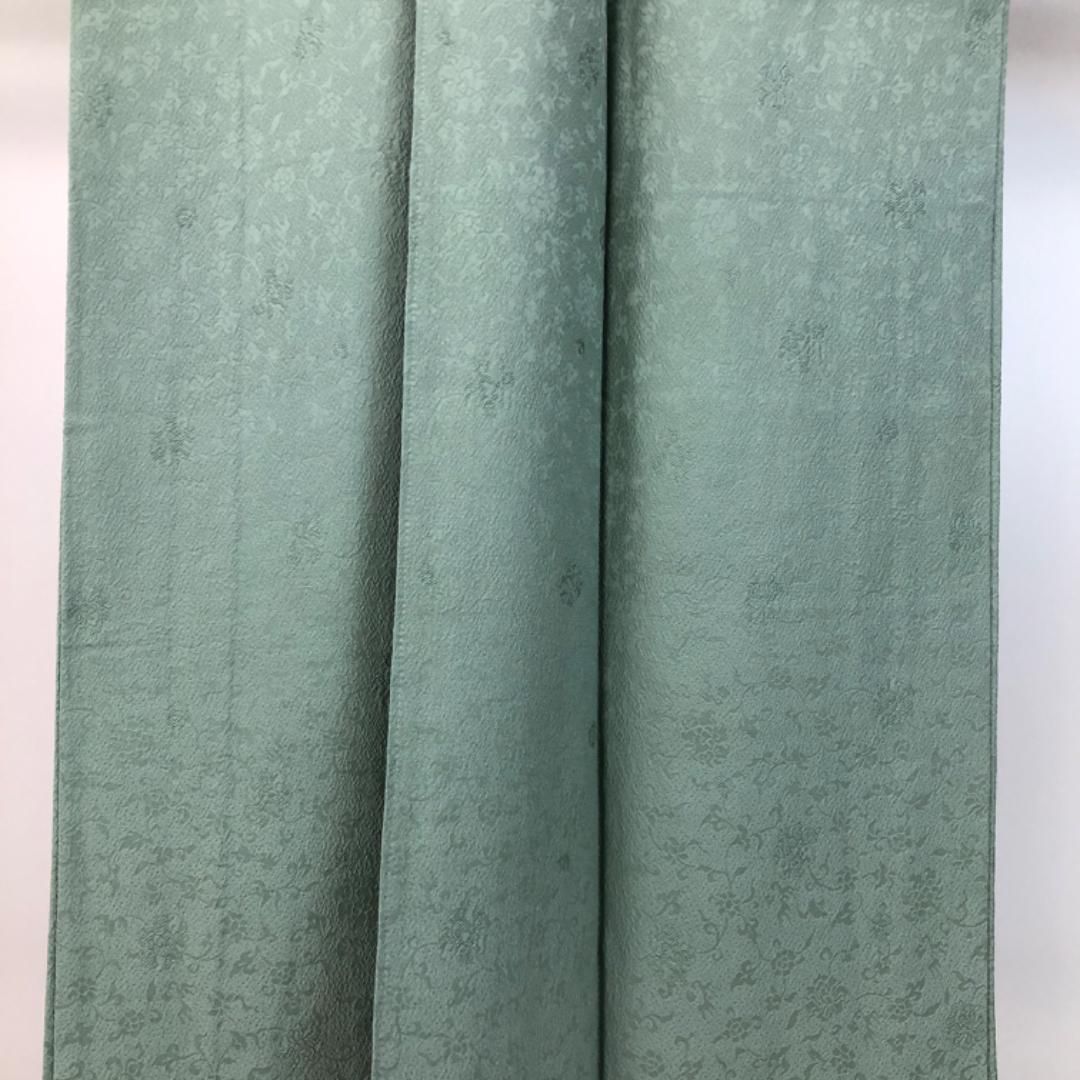 色無地 錆青磁色 花唐草地模様 しつけ糸 K-5346 - メルカリ