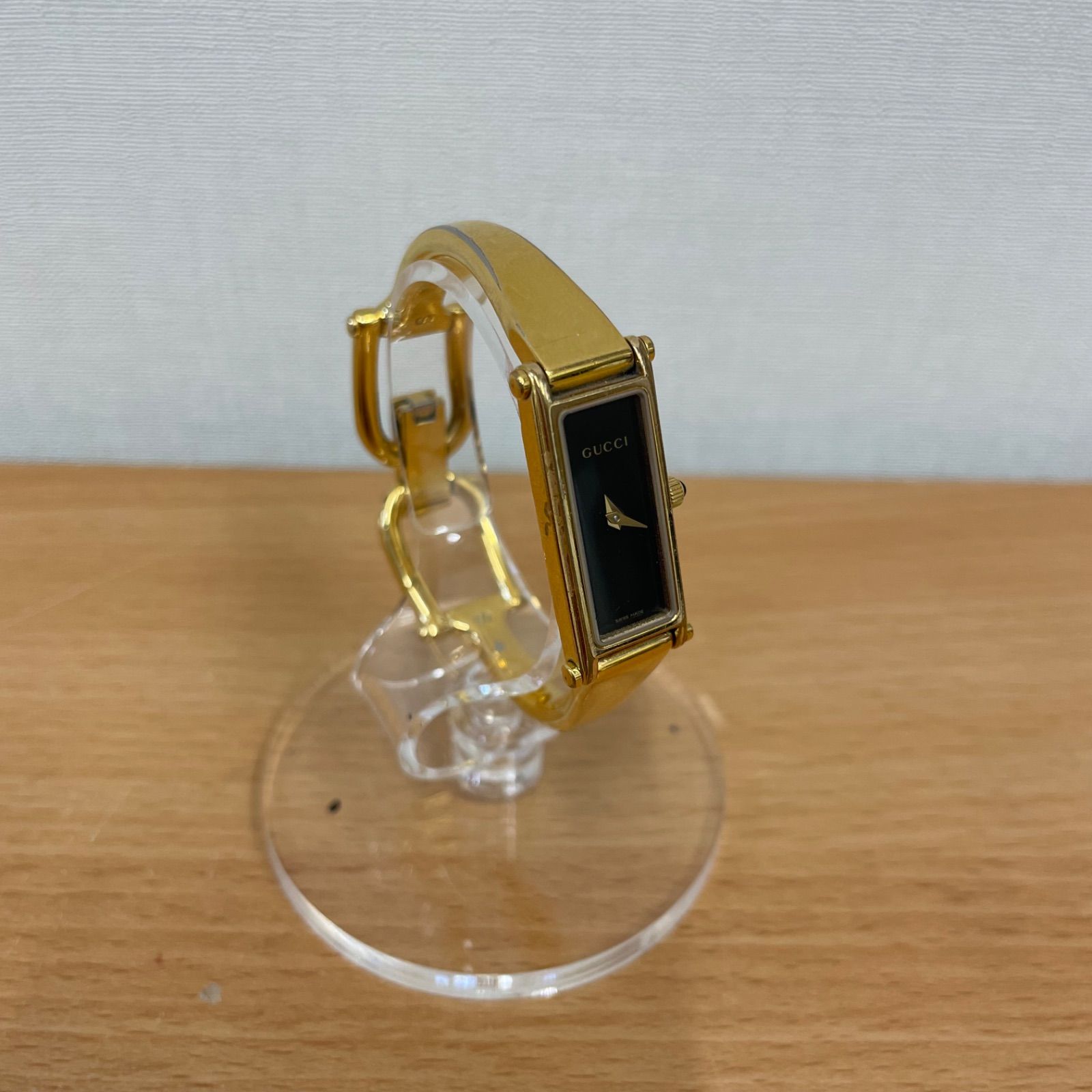 □グッチ GUCCI 1500L レディース時計 稼働品 電池交換2025年9月 A25