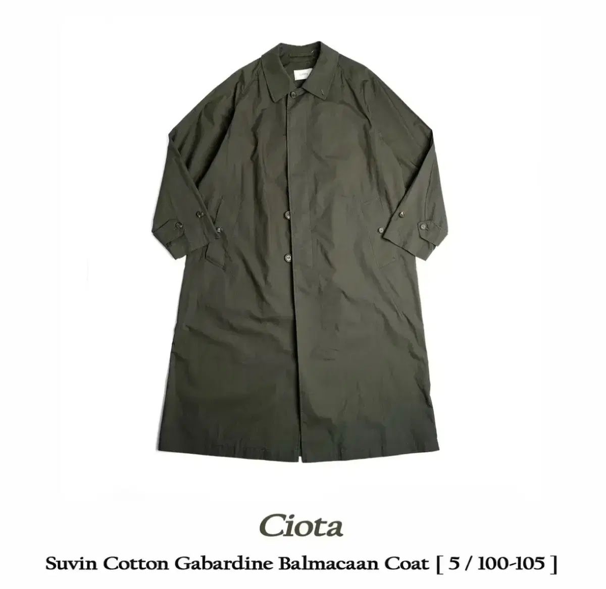 シオタ スビン CHOI SUBIN チェスビン コート 5サイズ