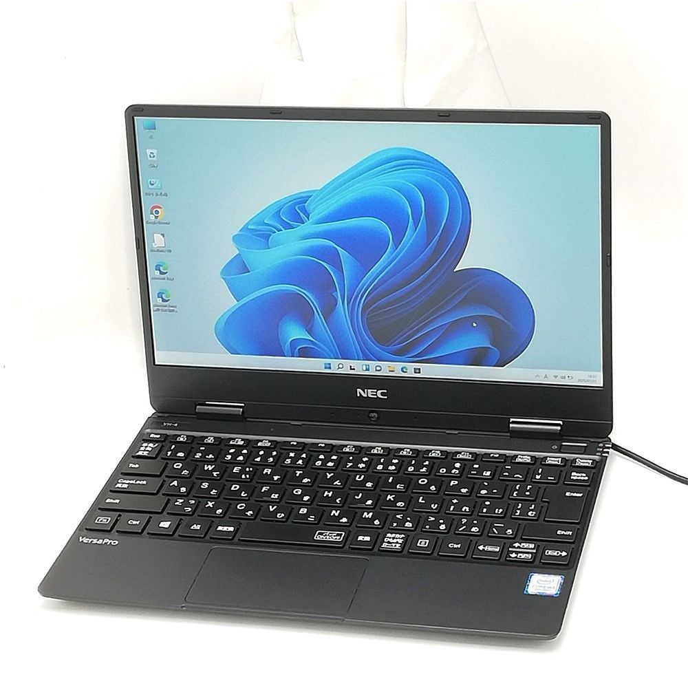 赤字覚悟 高速SSD Windows11済 フルHD 12.5型ワイド ノートパソコン NEC VKA11H-4 中古美品 第8世代CoreM3 無線 Bluetooth カメラ Office有 激安 販売 高速SSD Windows11済 フルHD 12.5型ワイド ノートパソコン