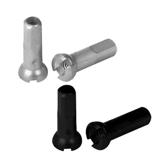 SAPIM サピム SecureLock アルミニップル  14G/16mm/100ケ カラーニップル 100個入り 自転車 