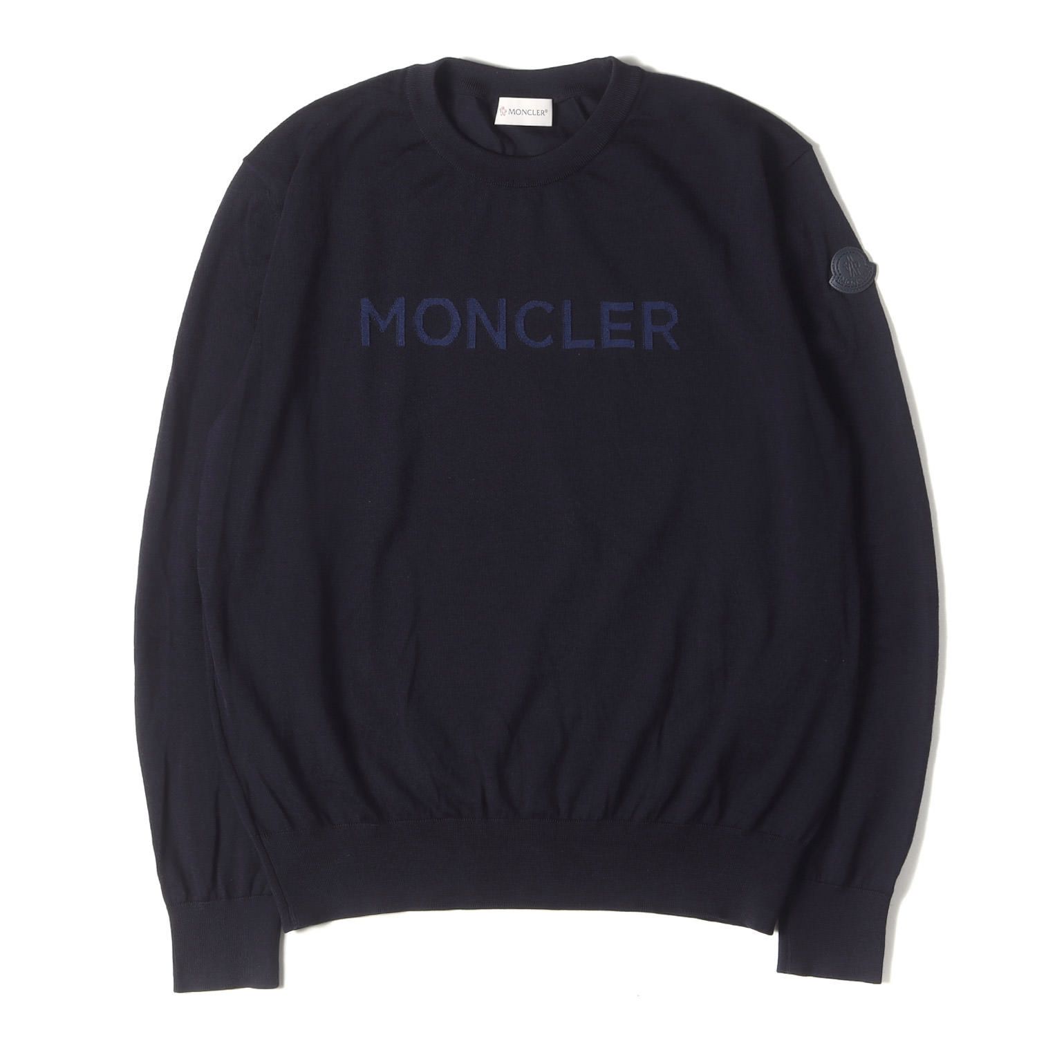 MONCLER モンクレール ニット サイズ:M / 24AW ロゴ ジャガード