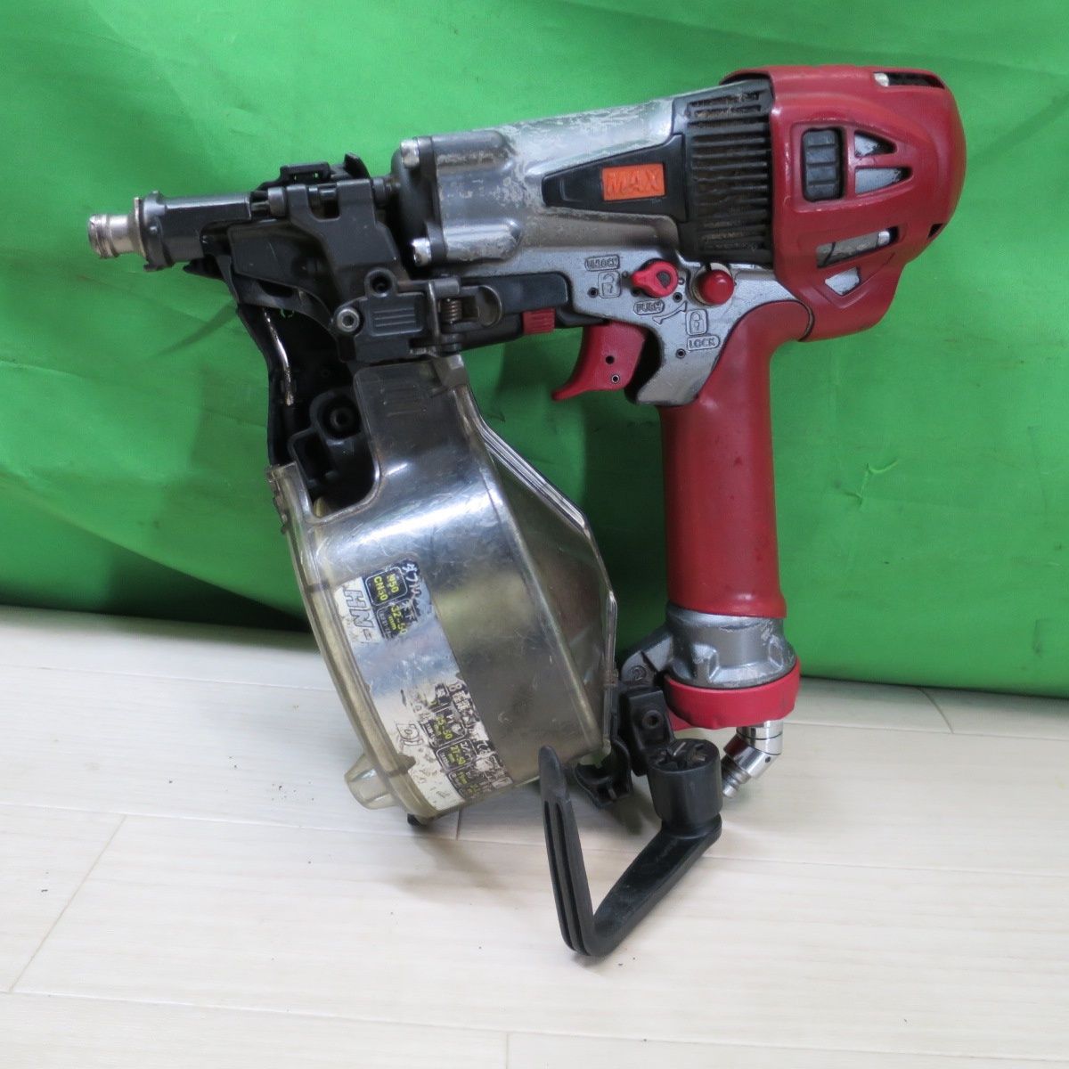 送料無料 MAX マックス 釘打機 高圧 コイル ネイラ HN-50N2 D エアー ツール 工具 ネイル 釘打ち機 ジャンク品
